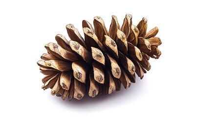 illustrations of various trees, leaves, grasses, and botanical elements on white background.