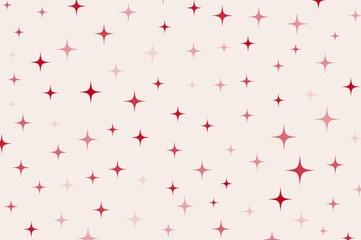 Minimal y2k background with stars, sparkles, asterisks pattern. Simple trendy vector illustration