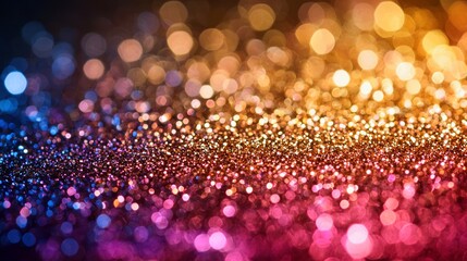 Colorful bokeh lights background