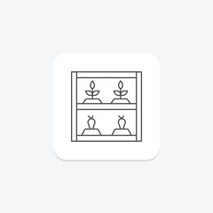 Vertical Farming Unit, vector, pixel perfect, illustrator file