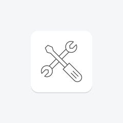 Tractor Repair Shop, vector, pixel perfect, illustrator file