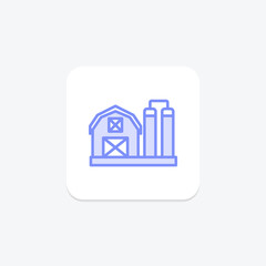 Dairy Barn, vector, pixel perfect, illustrator file