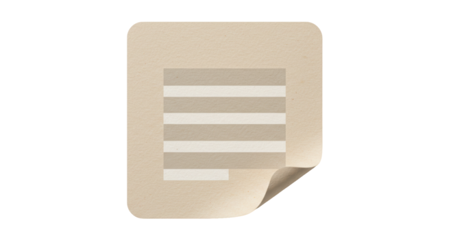 Isolated Bar Graph Sticker