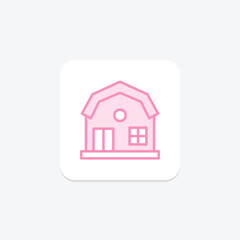 Farm Guest House, vector, pixel perfect, illustrator file