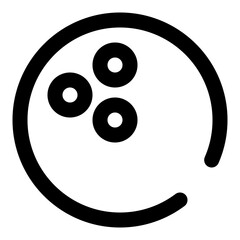 sport dashed line icon