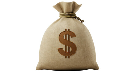 Isolated Sack of Money