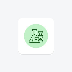 Fototapeta premium Animal Genetics Laboratory, vector, pixel perfect, illustrator file