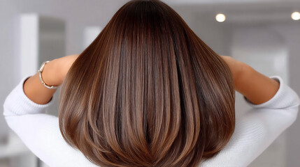 Fototapeta premium keratin hair repair