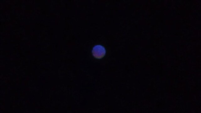 a colorfull star sirius in the night