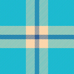 Vibrant teal and beige plaid pattern.  Perfect for textile design, website backgrounds, or fashion projects.  This cheerful, geometric design offers a fresh and modern aesthetic.