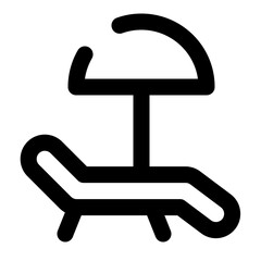 furniture dashed line icon