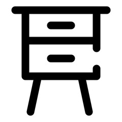 furniture dashed line icon