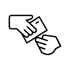 Postal Voting Collaboration Handing Over a Ballot  