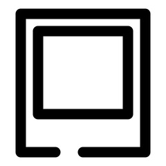 traveling dashed line icon