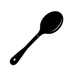 wooden spoon icon, wooden spoon silhouette vector illustration-simple silhouette illustration of wooden spoon, perfect for wooden spoon logos and icons