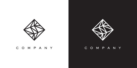 Diamond S logo Logo Design Jewelry Logo With Diamond Icon Vector Template