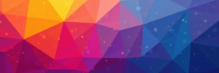 Fototapeta premium Vibrant gradient backdrop, intersecting geometric shapes & lines in bold colors , colorful background, gradient texture, colorful