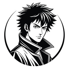 Modern Rebel Character Silhouette for Storytelling Designs