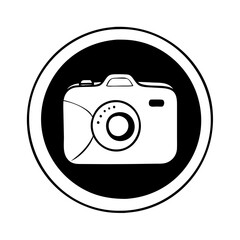 camera icon, camera silhouette vector illustration-simple silhouette illustration of camera, perfect for camera logos and icons