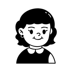 character outline icon, character outline silhouette vector illustration-simple silhouette illustration of character outline, perfect for character outline logos and icons