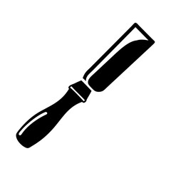 chisel icon, chisel silhouette vector illustration-simple silhouette illustration of chisel, perfect for chisel logos and icons