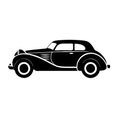 classic car show icon icon, classic car show icon silhouette vector illustration-simple silhouette illustration of classic car show icon, perfect for classic car show icon logos and icons