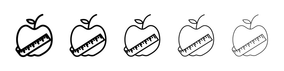 apple Symbol mark in Outline style