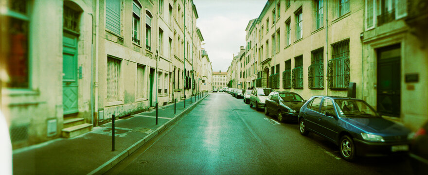 Buildings along a street, Nancy, Meurthe-Et-Moselle, Lorraine, France.