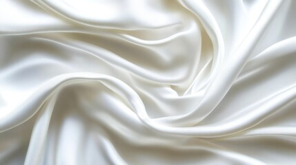 Obraz premium Soft, White Silk Drape Texture