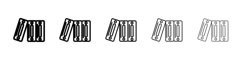 Binder icon Symbol mark in Outline style