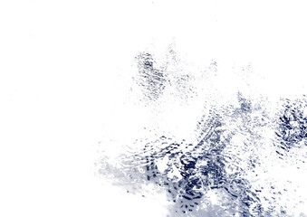 池の波紋をイメージした抽象的　水墨画　背景素材