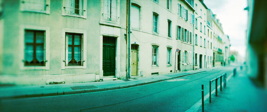 Buildings along a street, Nancy, Meurthe-Et-Moselle, Lorraine, France.