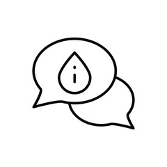 Debate  vector icon stock illustration