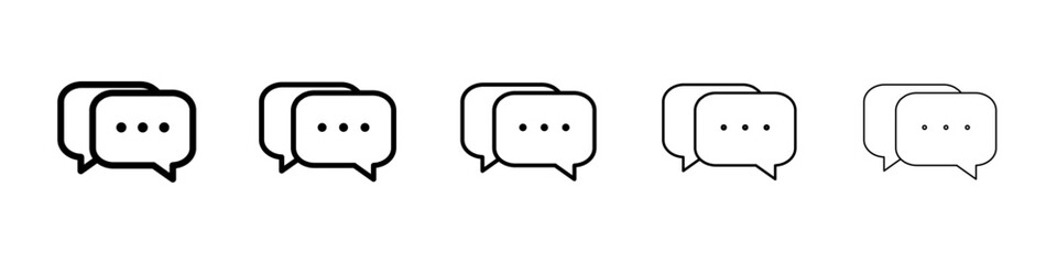 Naklejka premium Comment icon Symbol mark in Outline style