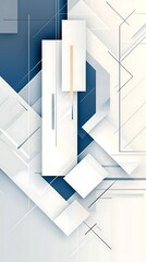 Abstract Geometric Shapes Design.
