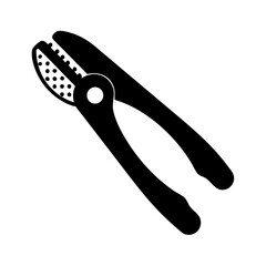 garlic press icon, garlic press silhouette vector illustration-simple silhouette illustration of garlic press, perfect for garlic press logos and icons