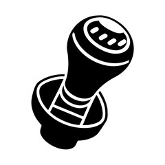 gear shift knob icon, gear shift knob silhouette vector illustration-simple silhouette illustration of gear shift knob, perfect for gear shift knob logos and icons