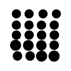 gradient circles icon, gradient circles silhouette vector illustration-simple silhouette illustration of gradient circles, perfect for gradient circles logos and icons