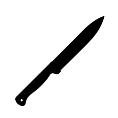 knife icon, knife silhouette vector illustration-simple silhouette illustration of knife, perfect for knife logos and icons