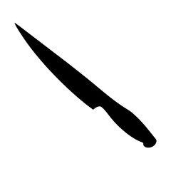 knife icon, knife silhouette vector illustration-simple silhouette illustration of knife, perfect for knife logos and icons
