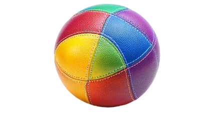 colorful ball isolated on white background