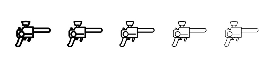 Paintball icon Symbol mark in Outline style