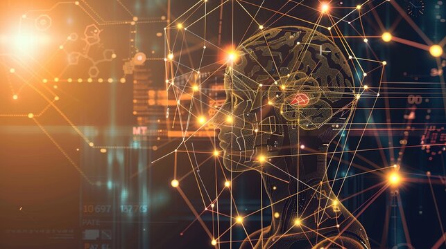 AI Algorithm - Line Background: Unveiling the Visual Tapestry of Computational Intelligence