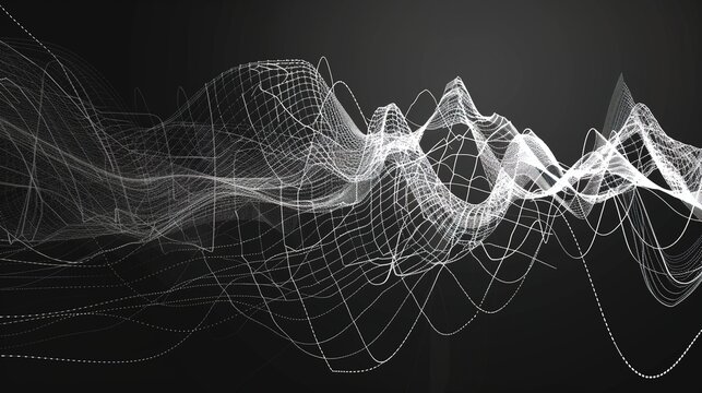 AI Algorithm - Line Background: Unveiling the Visual Tapestry of Computational Intelligence
