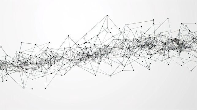 AI Algorithm - Line Background: Unveiling the Visual Tapestry of Computational Intelligence