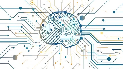 AI Algorithm - Line Background: Unveiling the Visual Tapestry of Computational Intelligence