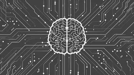 AI Algorithm - Line Background: Unveiling the Visual Tapestry of Computational Intelligence