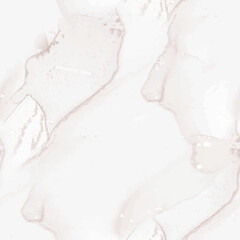 Beige Water Color Splash Slate. Pale White Splash. Vector Seamless Painting White Tile Wall. Light Gradient Background. Beige Marble Texture. Light Marble Watercolor. White Alcohol Ink Watercolor.