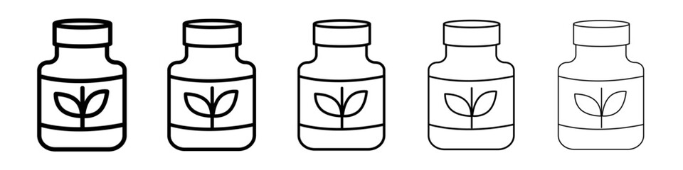 Supplement icon Symbol mark in Outline style