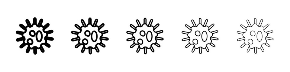 White blood cell icon Symbol mark in Outline style